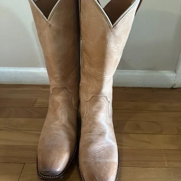 Cleo + Wolf “Ivy” Square-Toe Western Boots – Tan – Size 7 (Used Once) - Picture 5 of 10